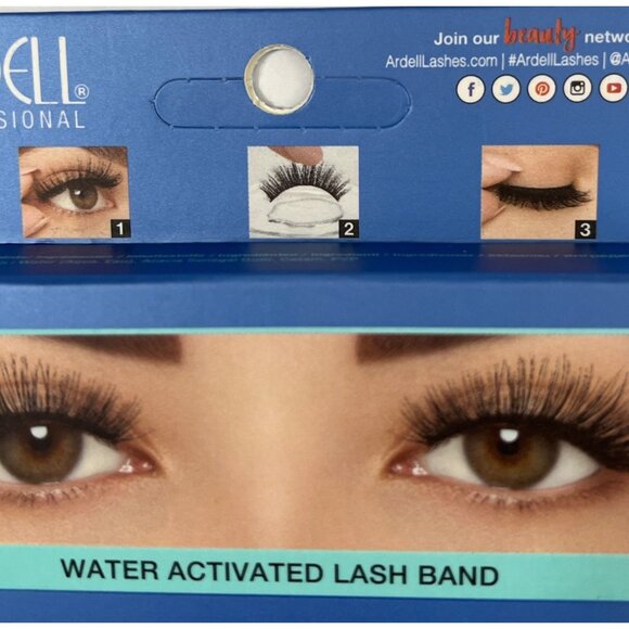 Ardell Aqua Lashes 345 – Water-Activated No-Glue Strip Lashes - Picture 3 of 5